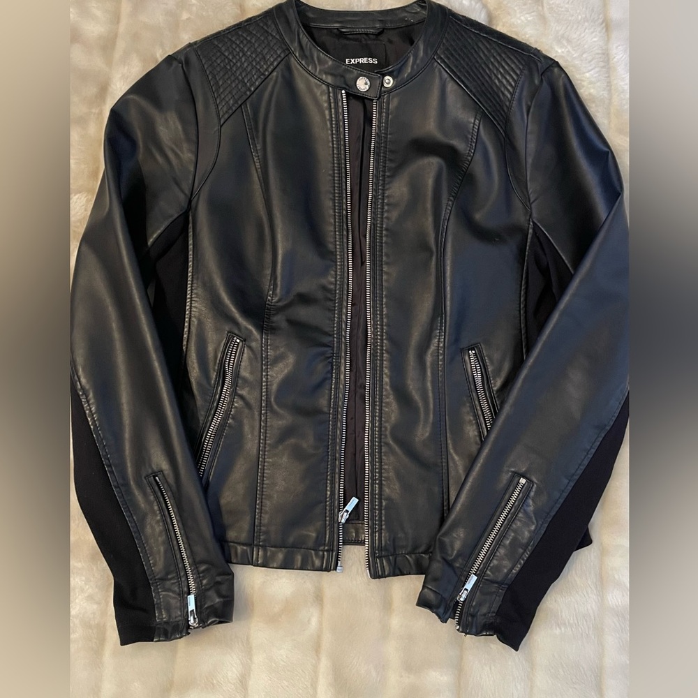 Express ladies leather jacket